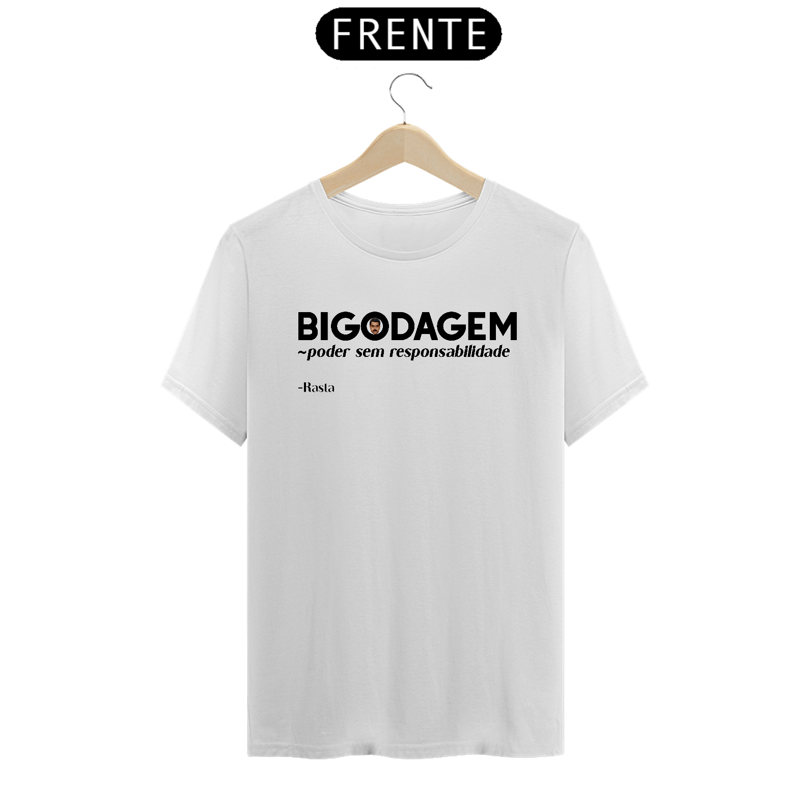 Nome do produto: Camiseta Bigodagem [clara]