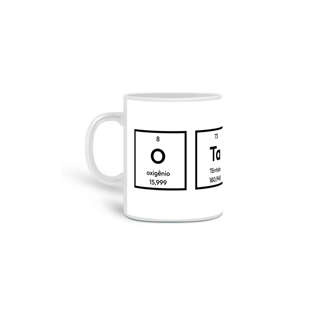 Nome do produto: CANECA TABELA PERIÓDICA OTAKU