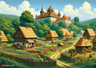 “Plano Diretor da Vila” – Decoração digna de um mestre construtor