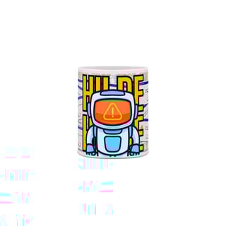 Caneca “Erro Inesperado do Hildebot” – Pressione OK para tomar café