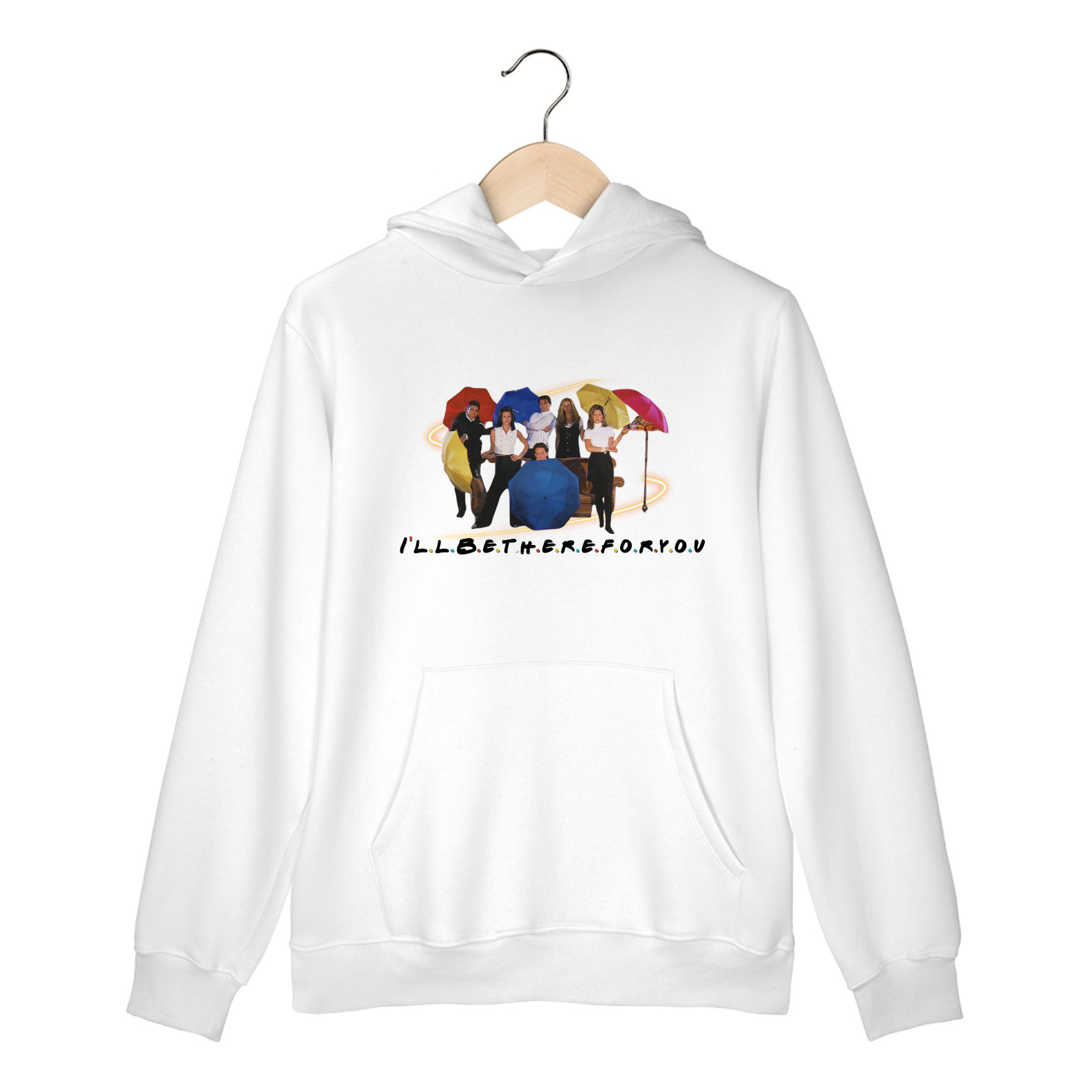 Nome do produto: Pop Moletom Canguru - Friends