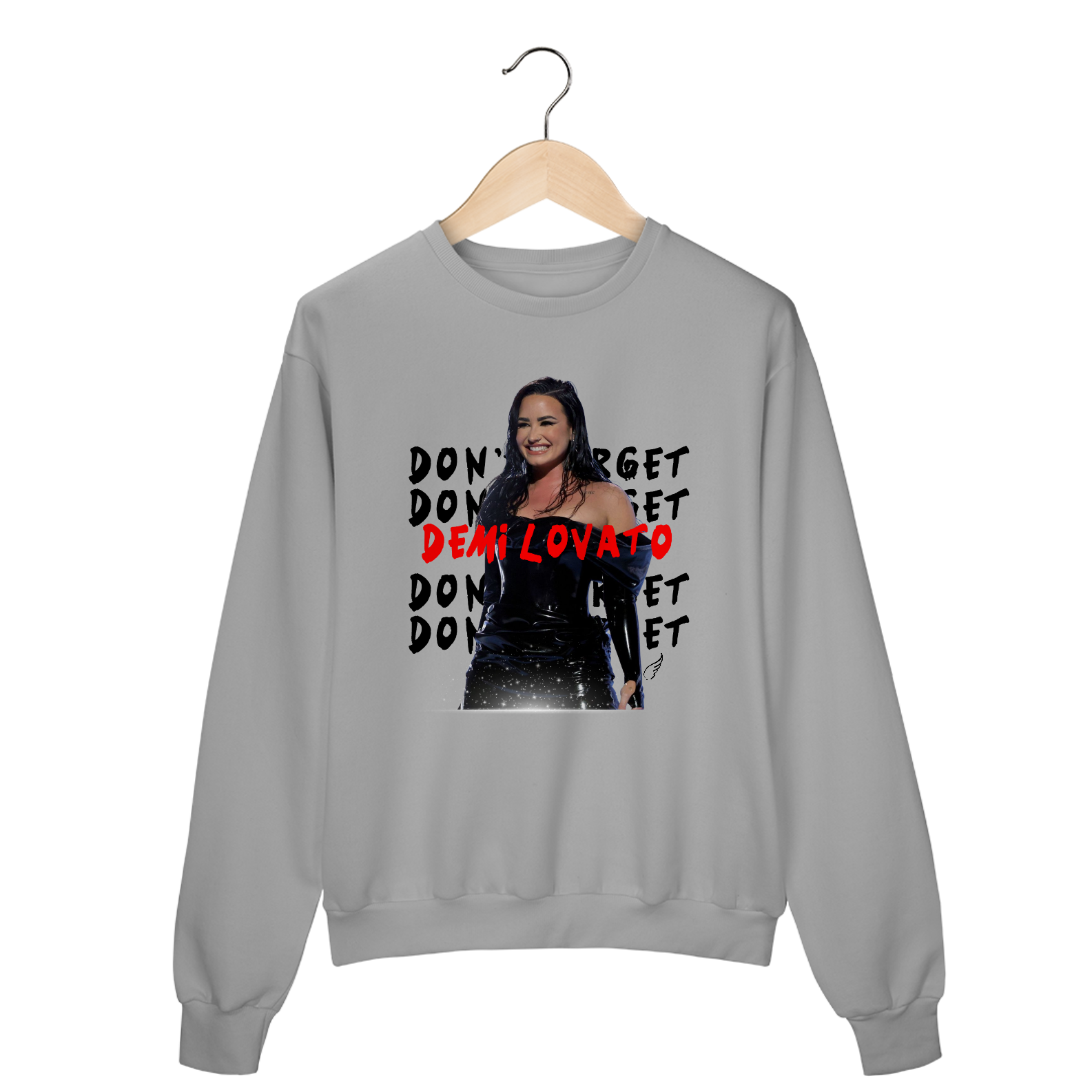 Nome do produto: Pop Moletom Fechado - Demi Lovato