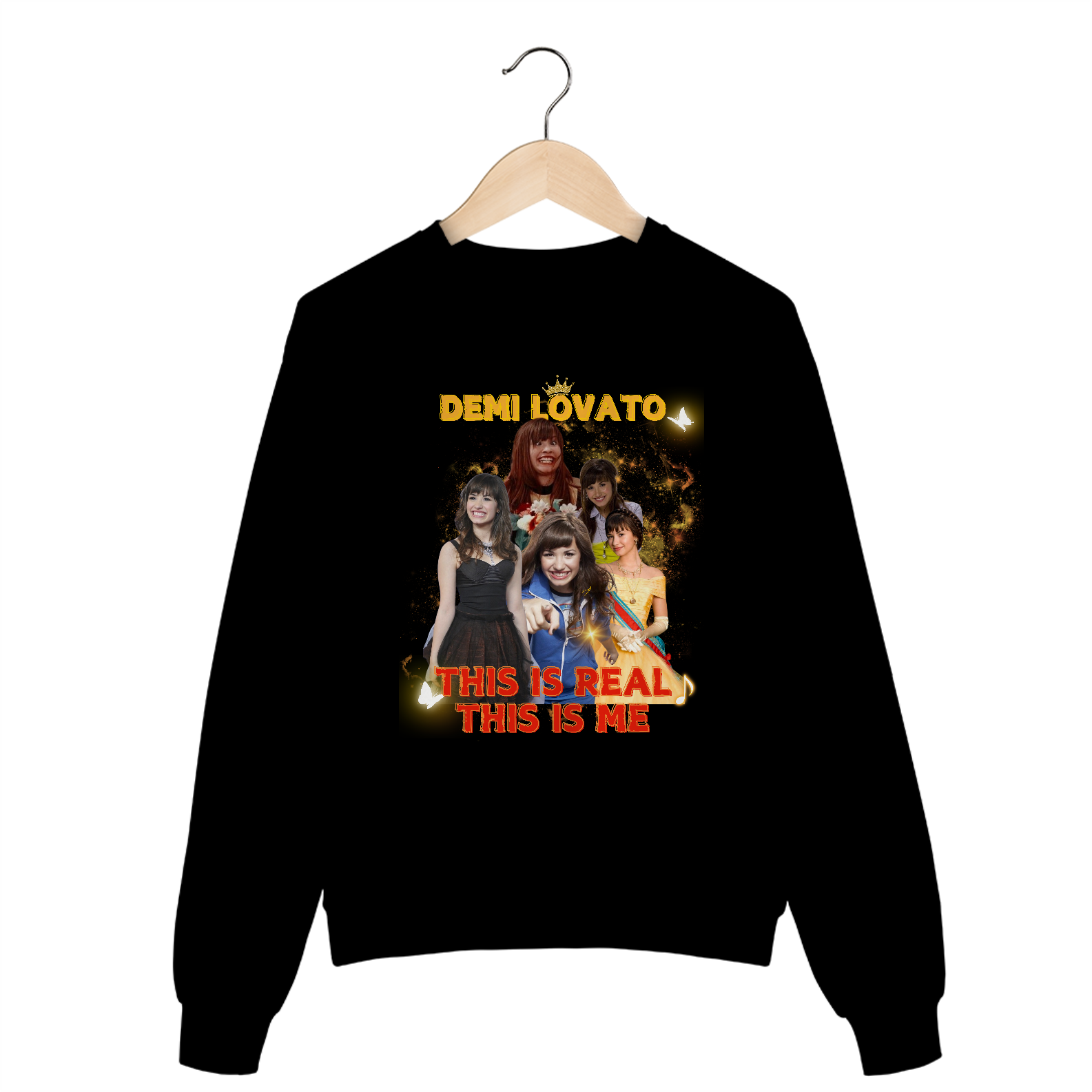 Nome do produto: Pop Moletom Fechado - Demi Lovato