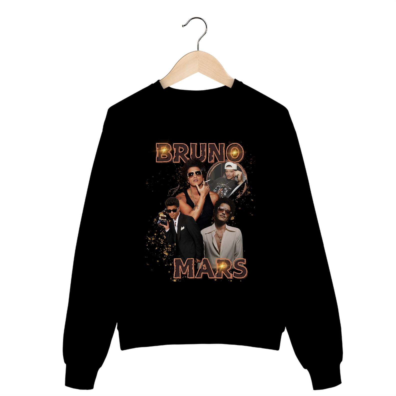 Nome do produto: Pop Moletom Fechado - Bruno Mars