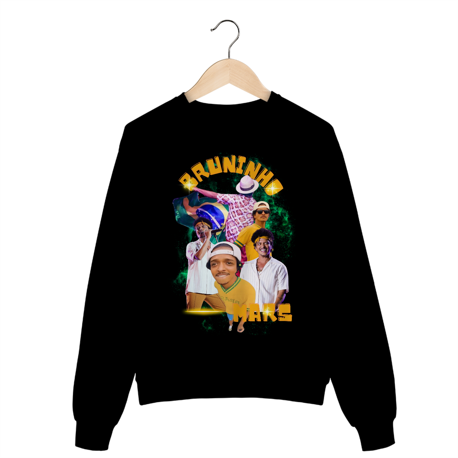 Nome do produto: Pop Moletom Fechado - Bruno Mars