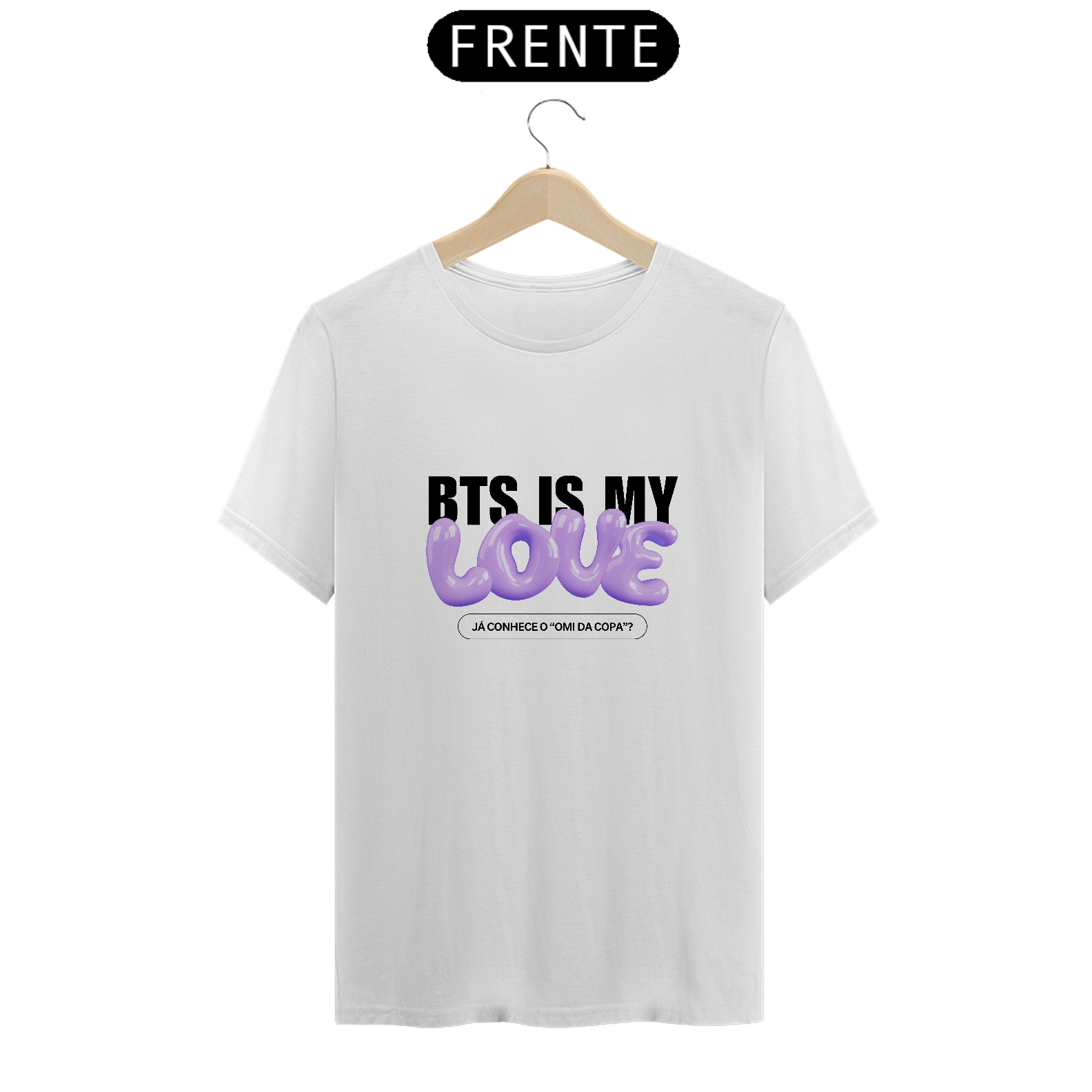 Nome do produto: Camiseta unissex- Bts is my love
