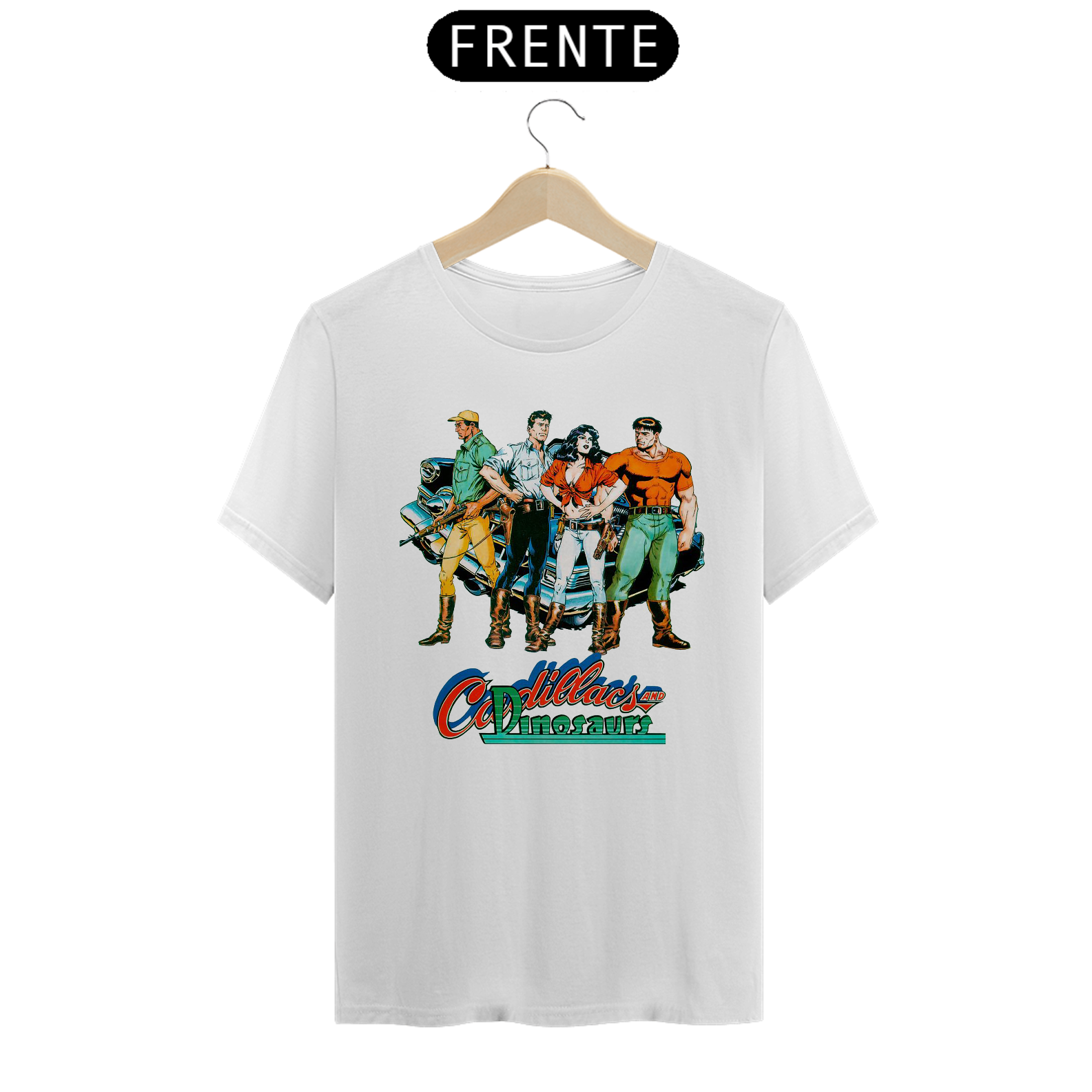 Nome do produto: Camiseta Cadillacs and Dinosaurs