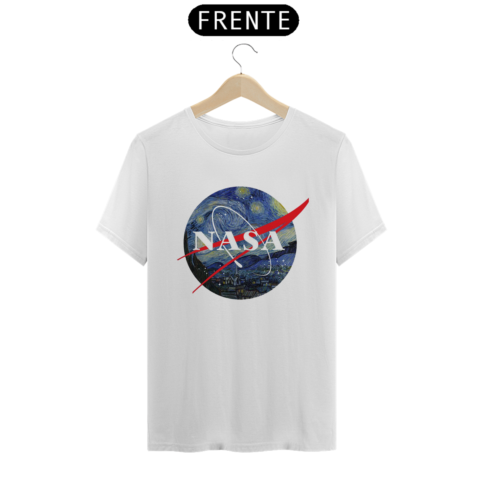 Nome do produto: Camiseta Noite estralada - Nasa