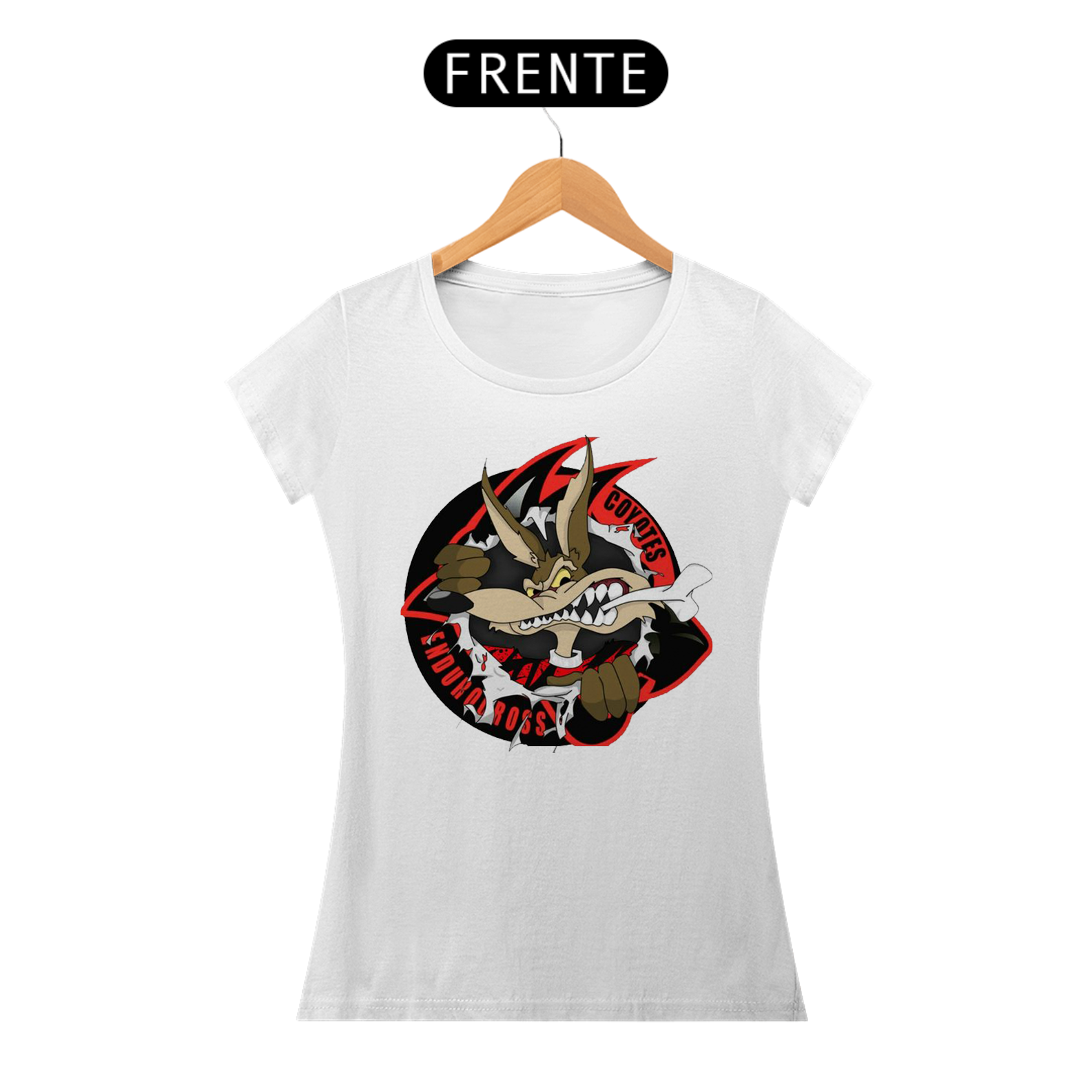 Nome do produto: Camiseta feminina Coyote