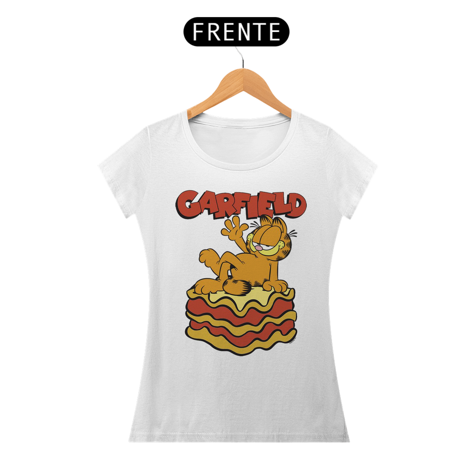 Nome do produto: Camiseta feminina Garfield