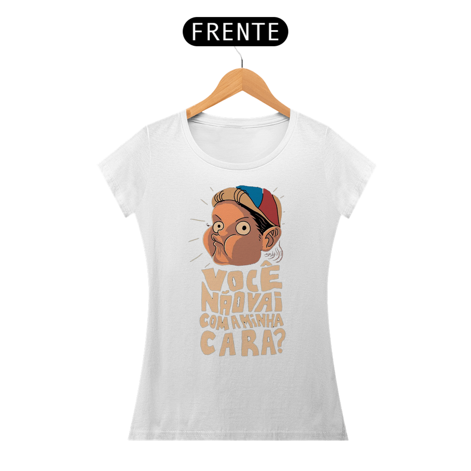 Nome do produto: Camiseta feminina Você não vai com minha cara - Kiko