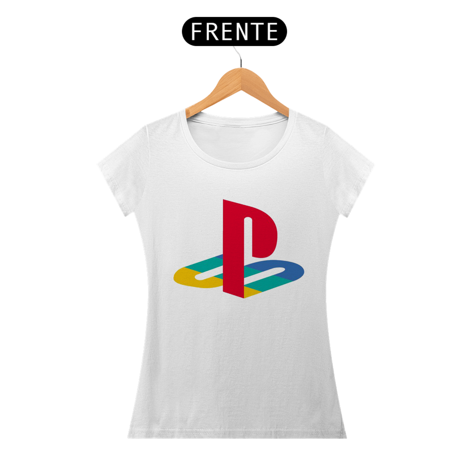 Nome do produto: Camiseta feminina Playstation