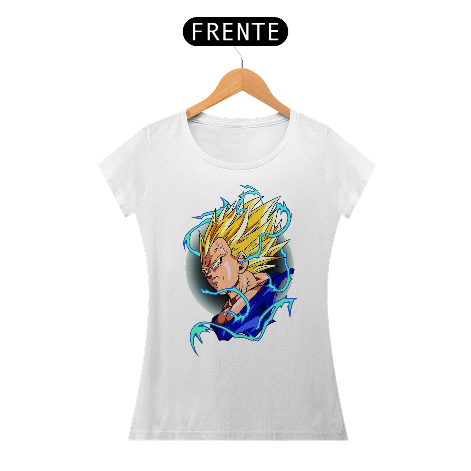 Nome do produto: Camiseta feminina Vegeta