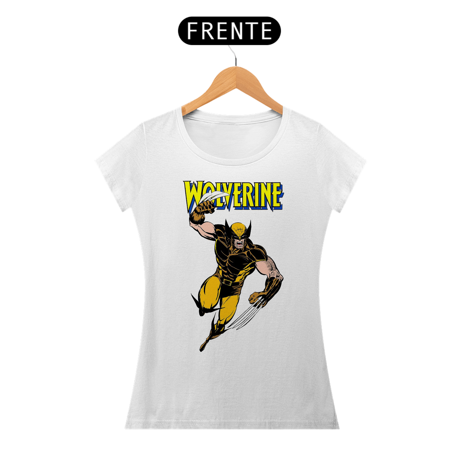Nome do produto: Camiseta feminina Wolverine
