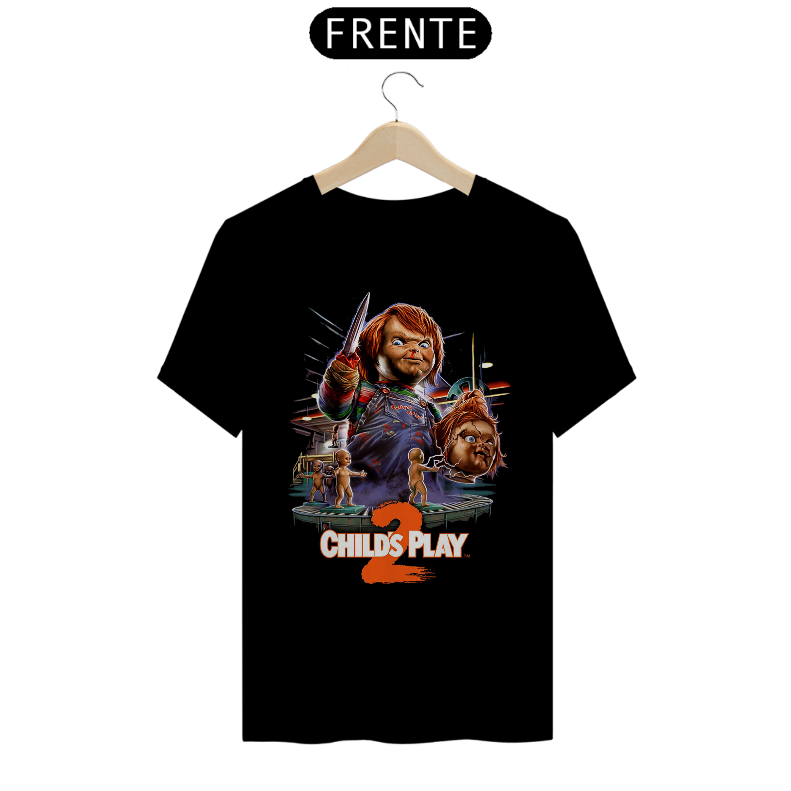 Nome do produto: Camiseta Brinquedo Assassino 2 chucky