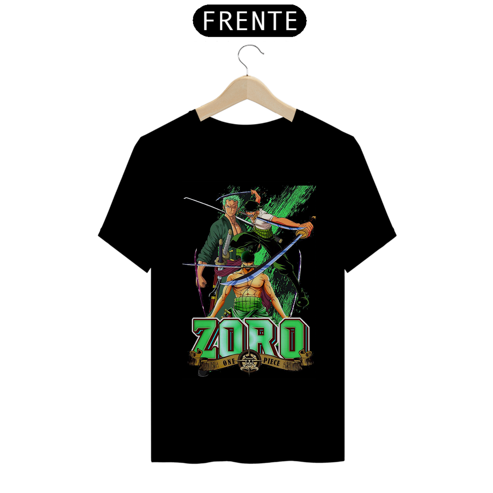 Nome do produto: Camiseta Zoro one piece