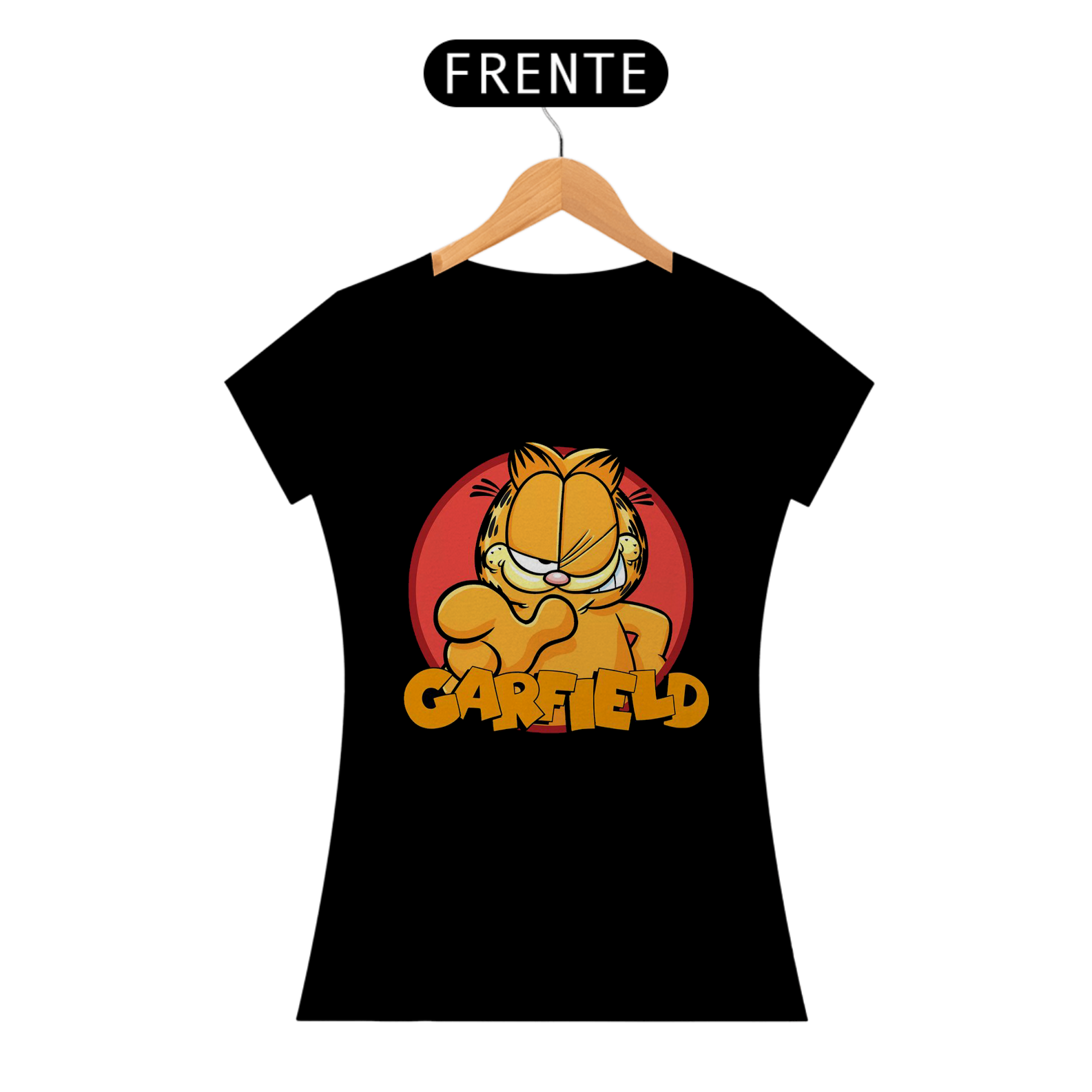 Nome do produto: Camiseta feminina Garfield