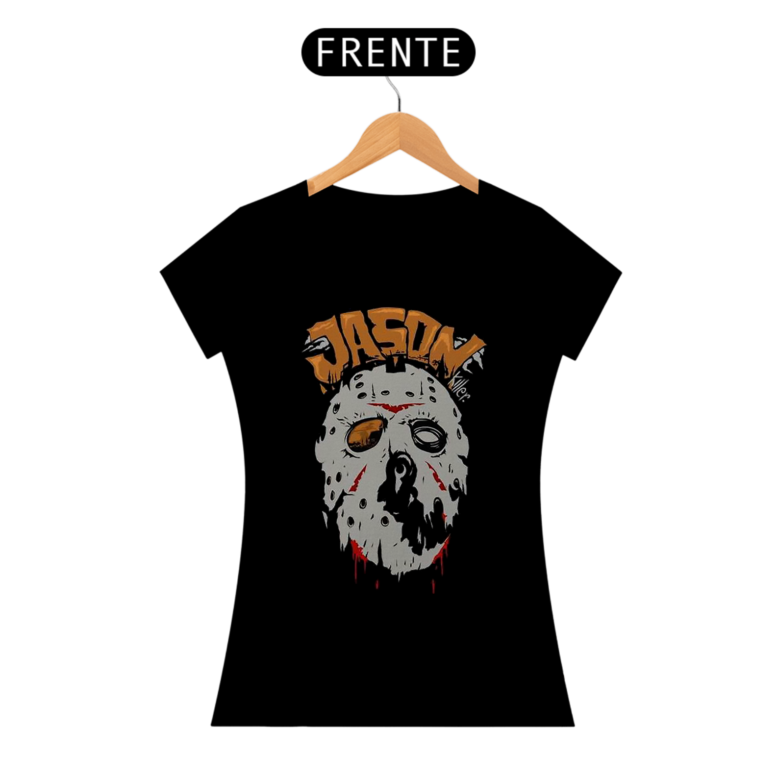 Nome do produto: Camiseta feminina Jason Killer