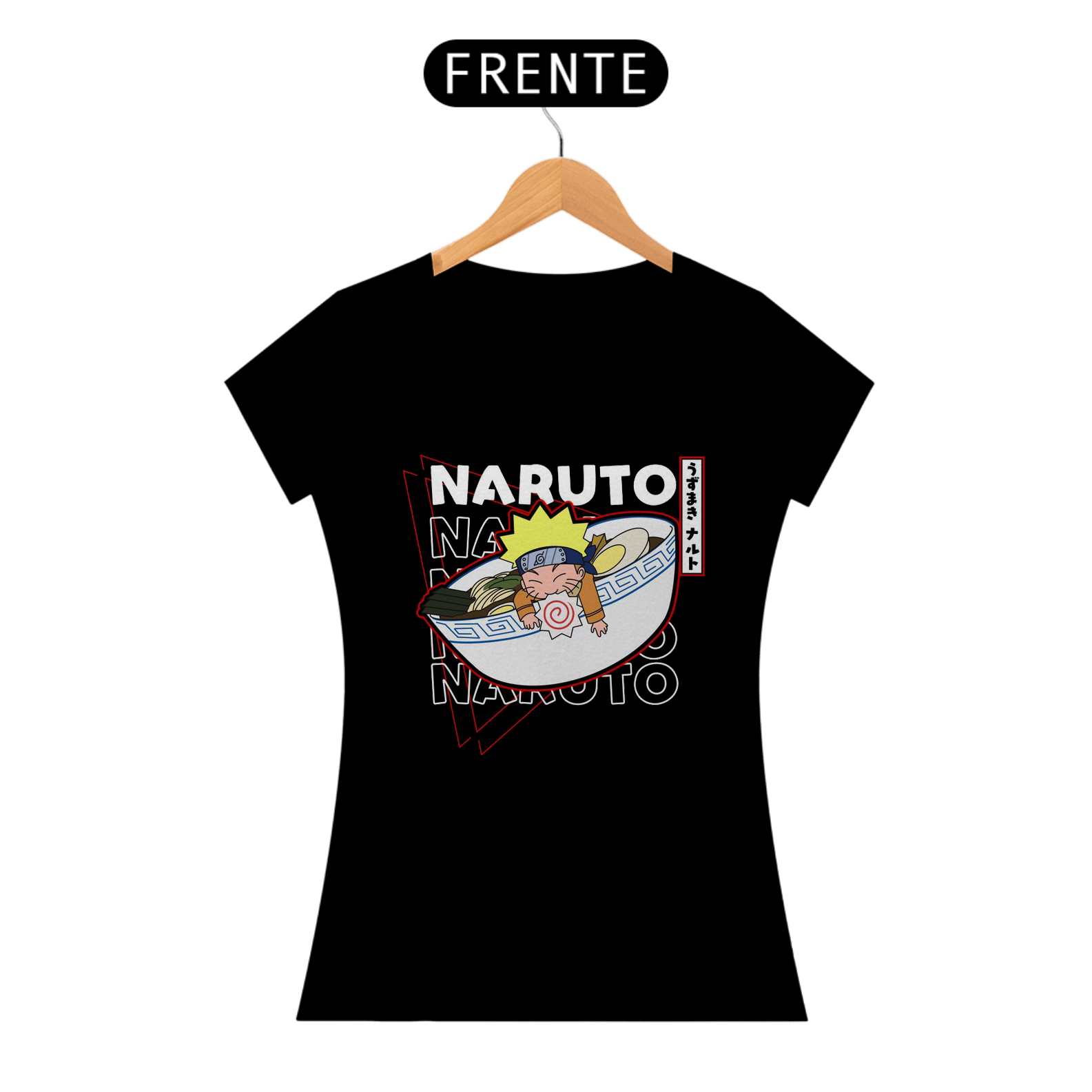 Nome do produto: Camiseta feminina Naruto