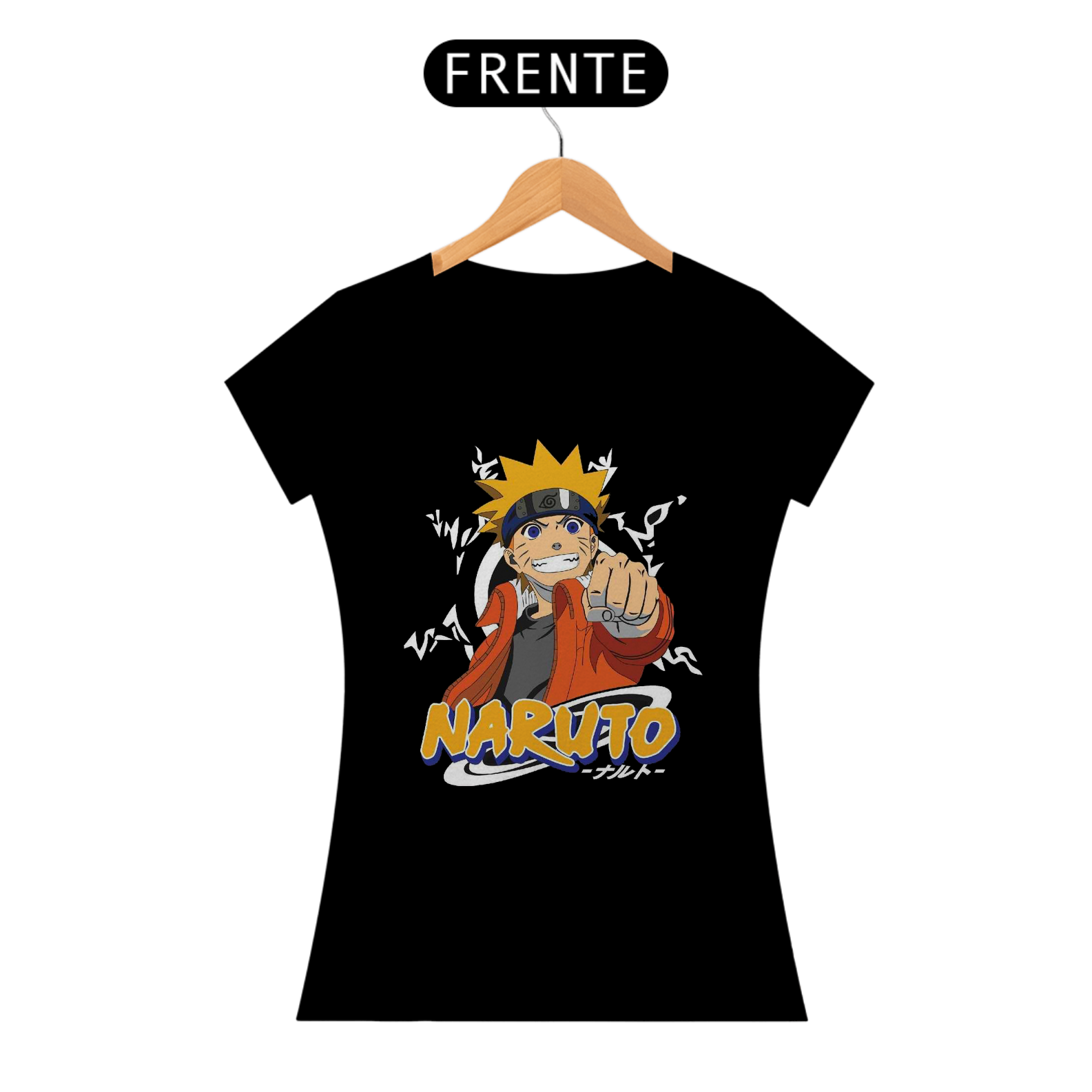 Nome do produto: Camiseta feminina Naruto