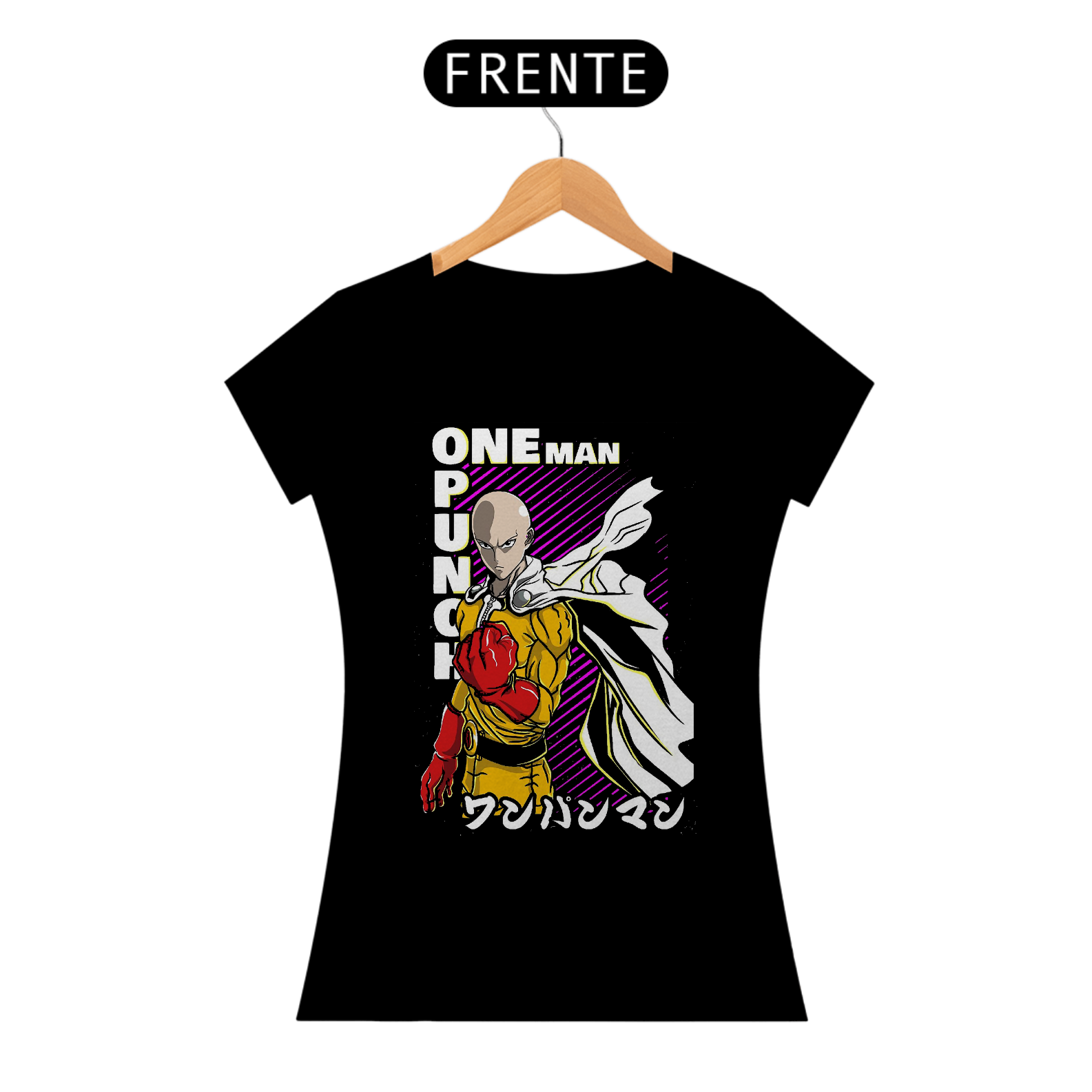 Nome do produto: Camiseta feminina One Punch-Man