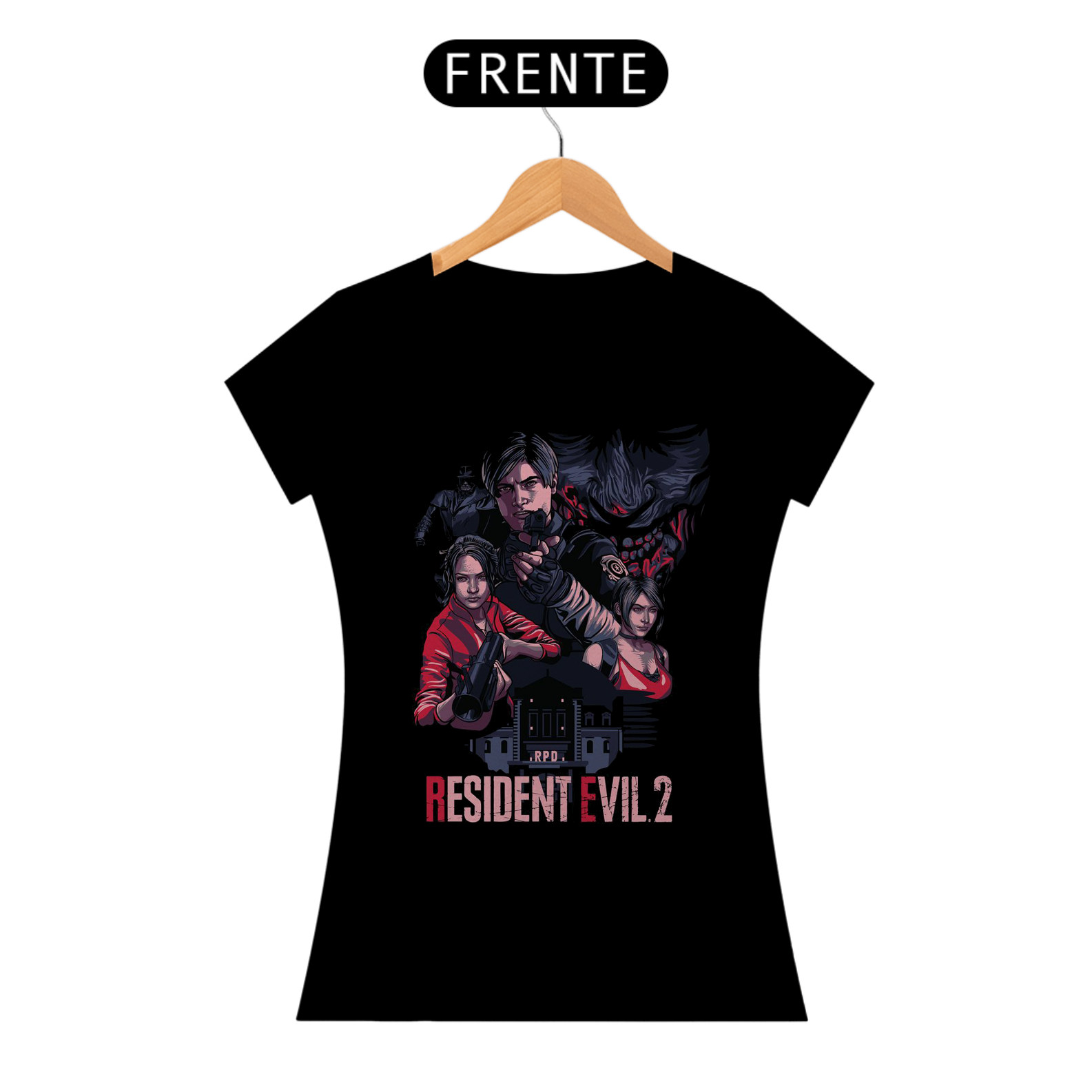 Nome do produto: Camiseta feminina Resident evil. 2