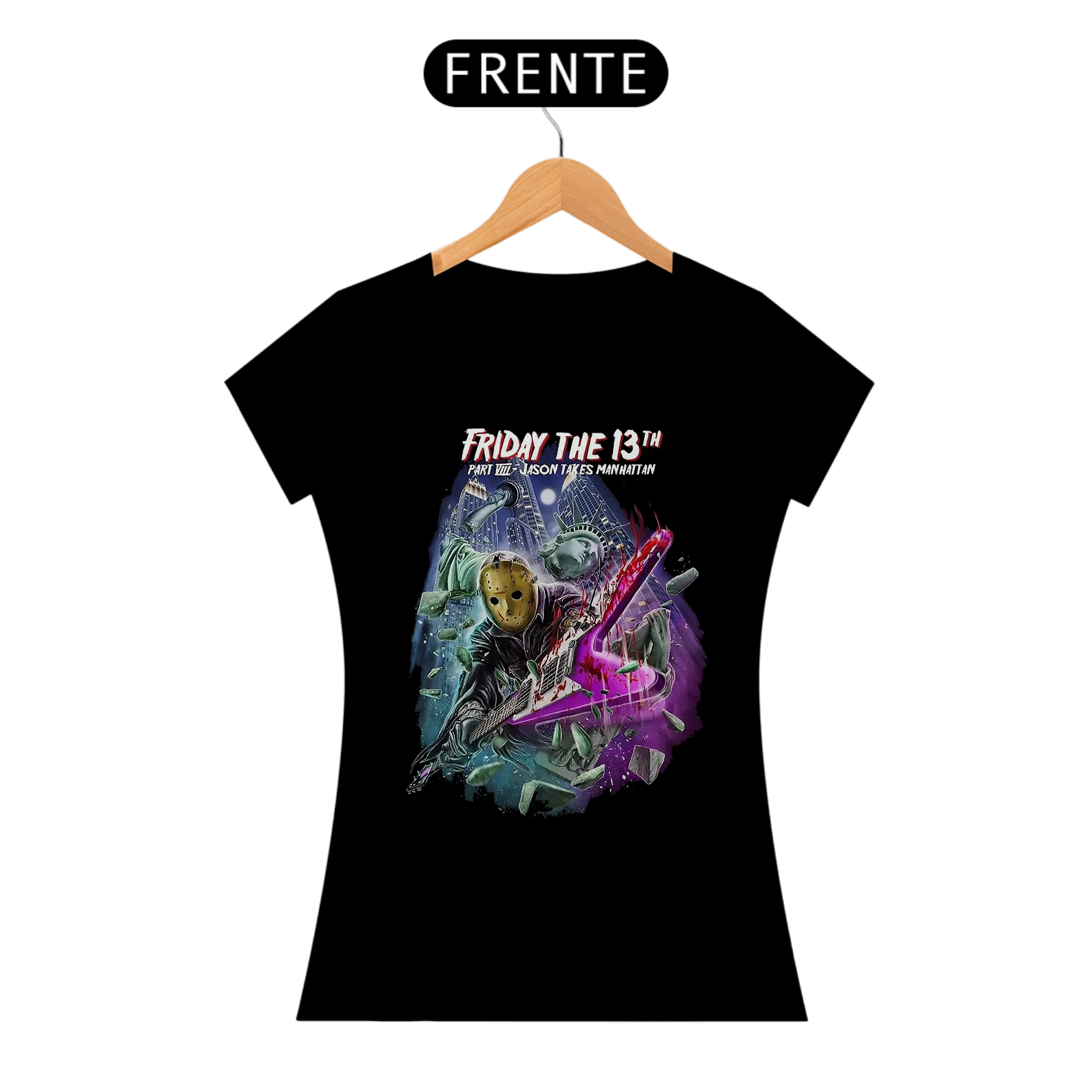 Nome do produto: Camiseta feminina Sexta feira 13