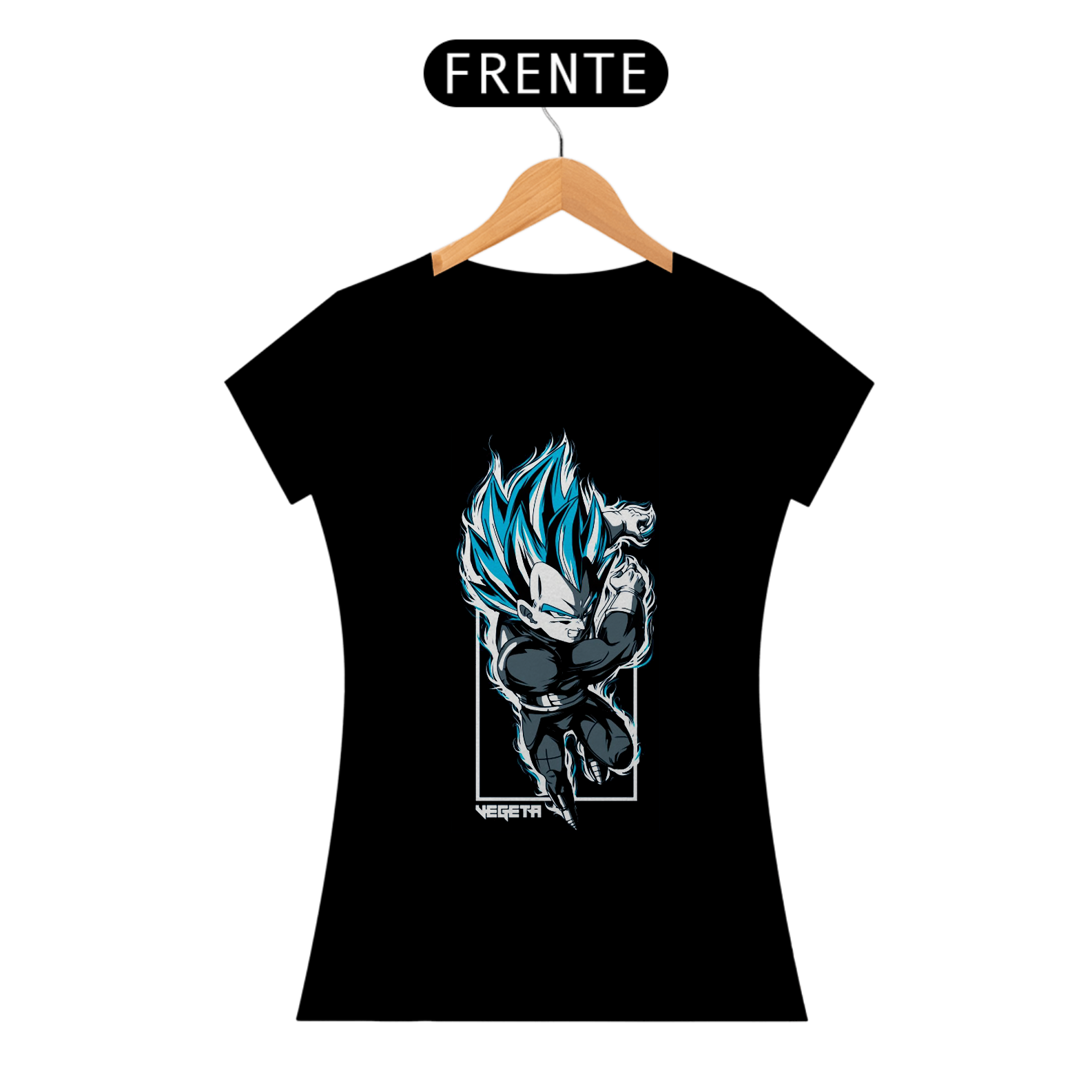 Nome do produto: Camiseta feminina Vegeta