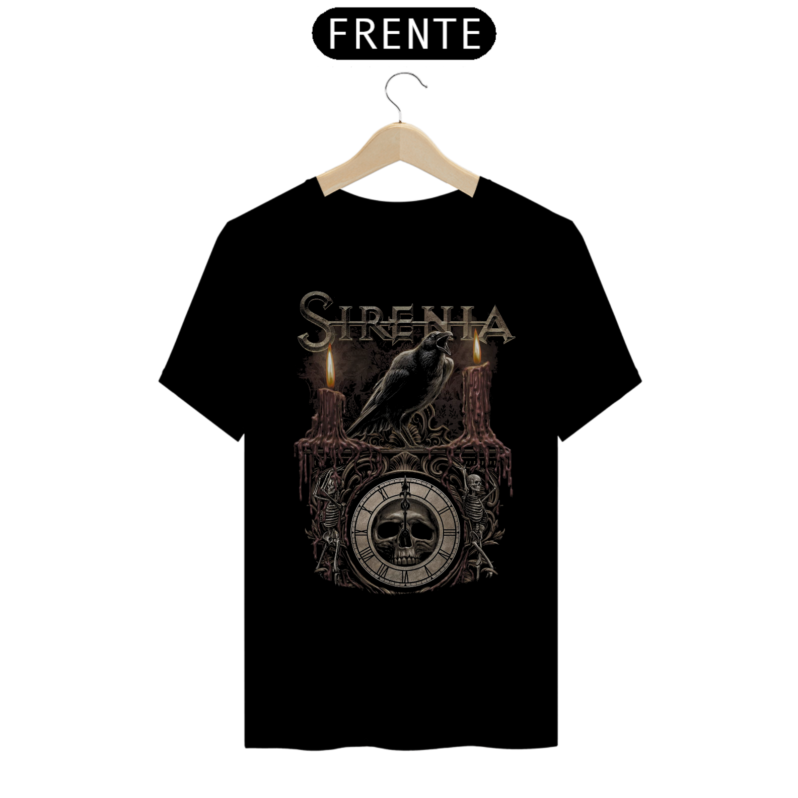 Camiseta Sirenia - Crow