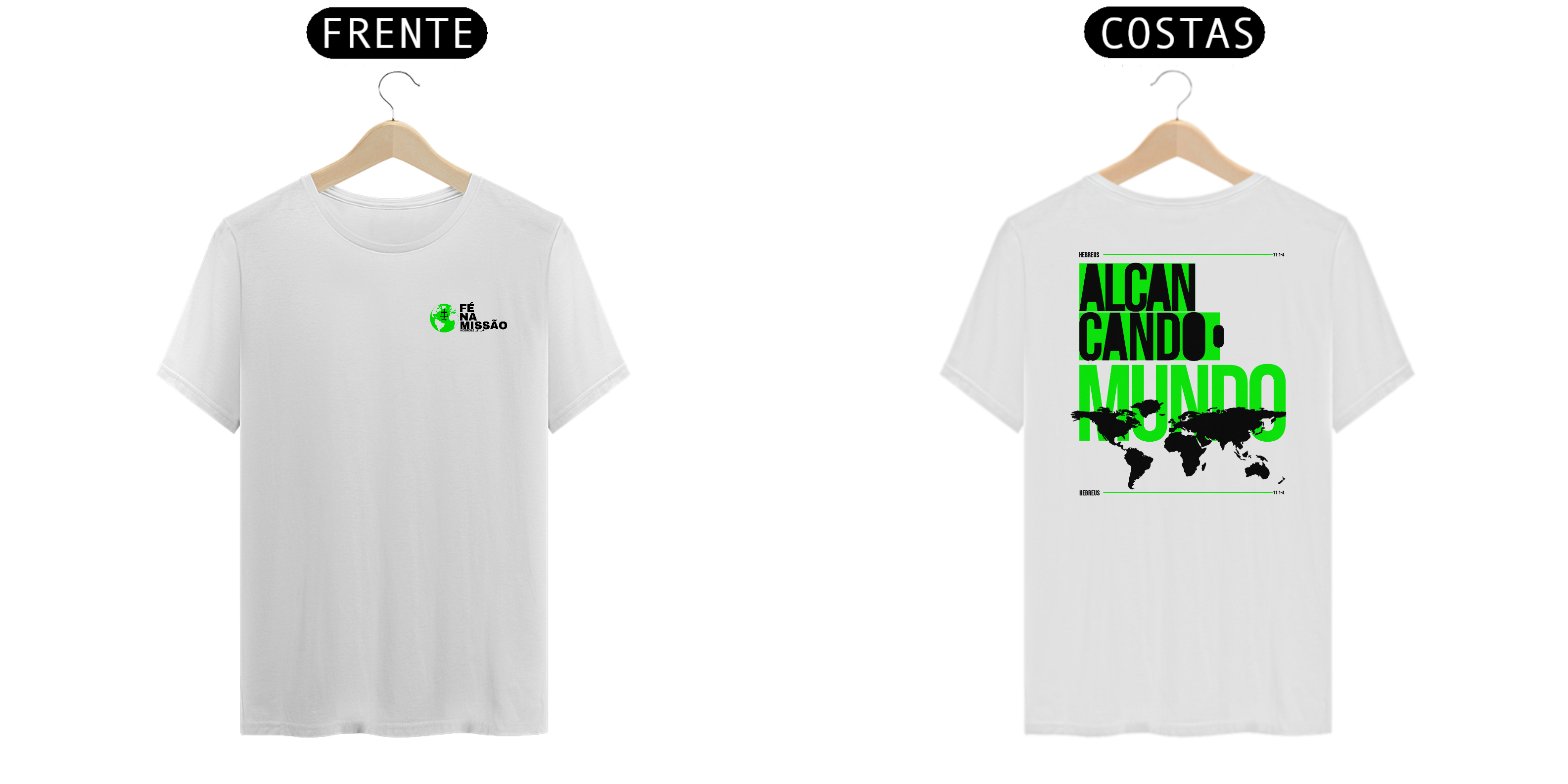 Nome do produto: CAMISA FÉ NA MISSÃO