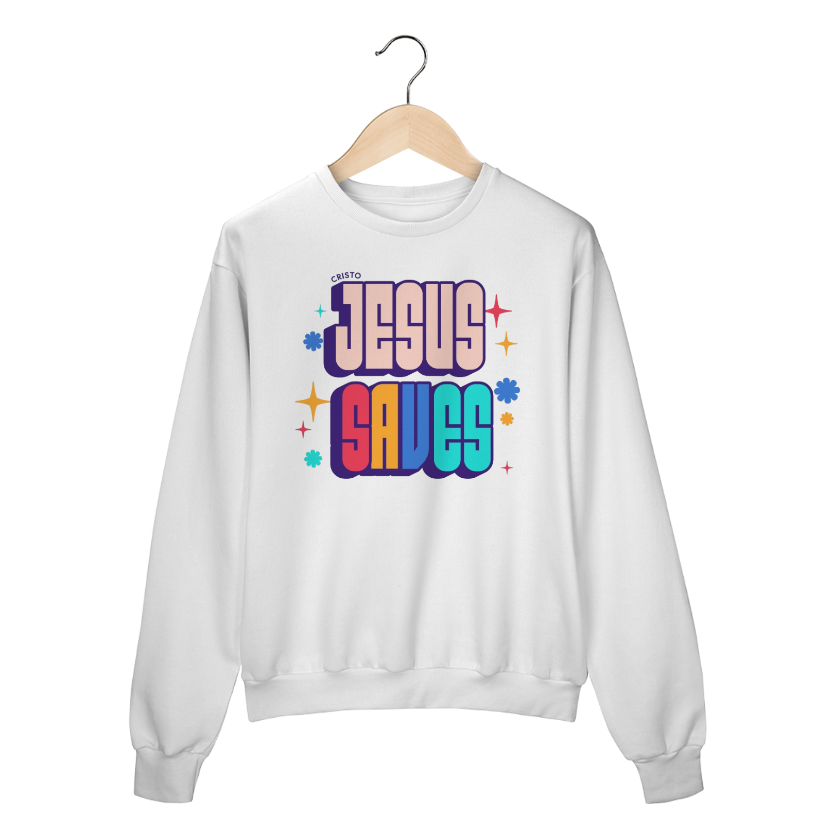 Nome do produto: MOLETOM JESUS SAVES