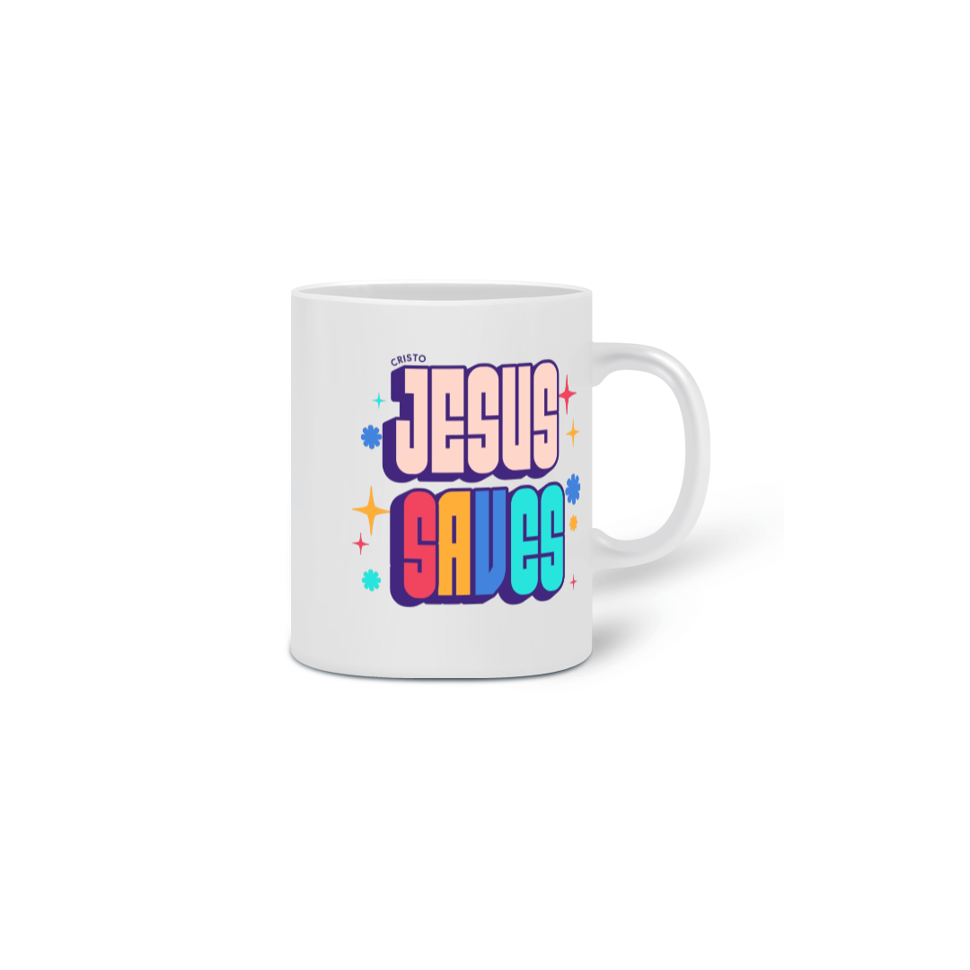 Nome do produto: CANECA JESUS SAVES