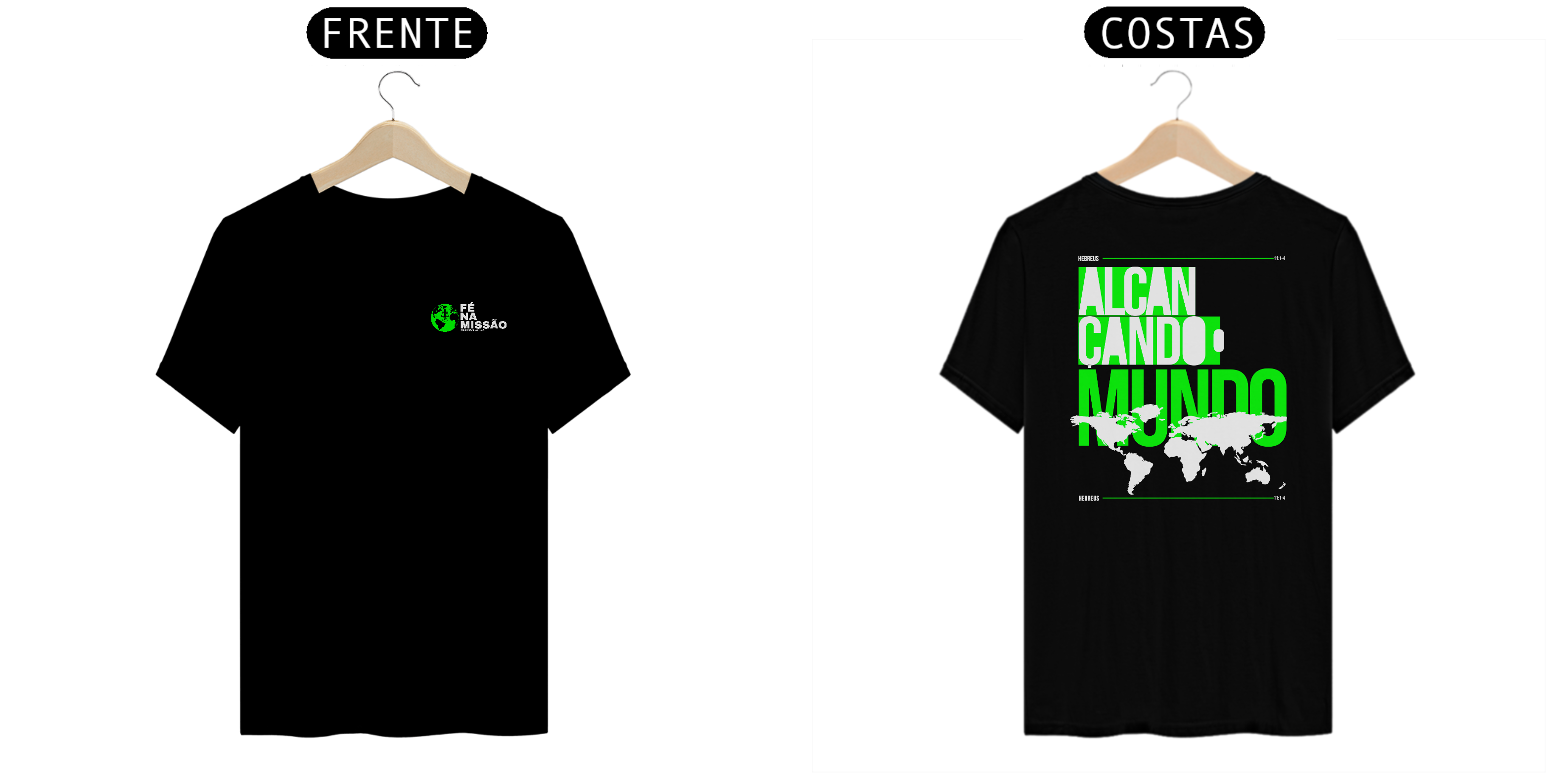 Nome do produto: CAMISA FÉ NA MISSÃO