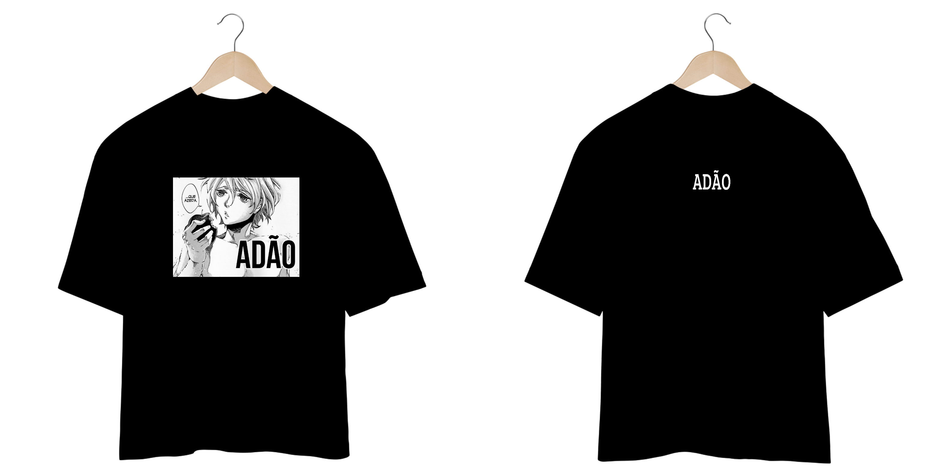 Nome do produto: CAMISETA ADÃO, ACADEMIA OVERSIZED