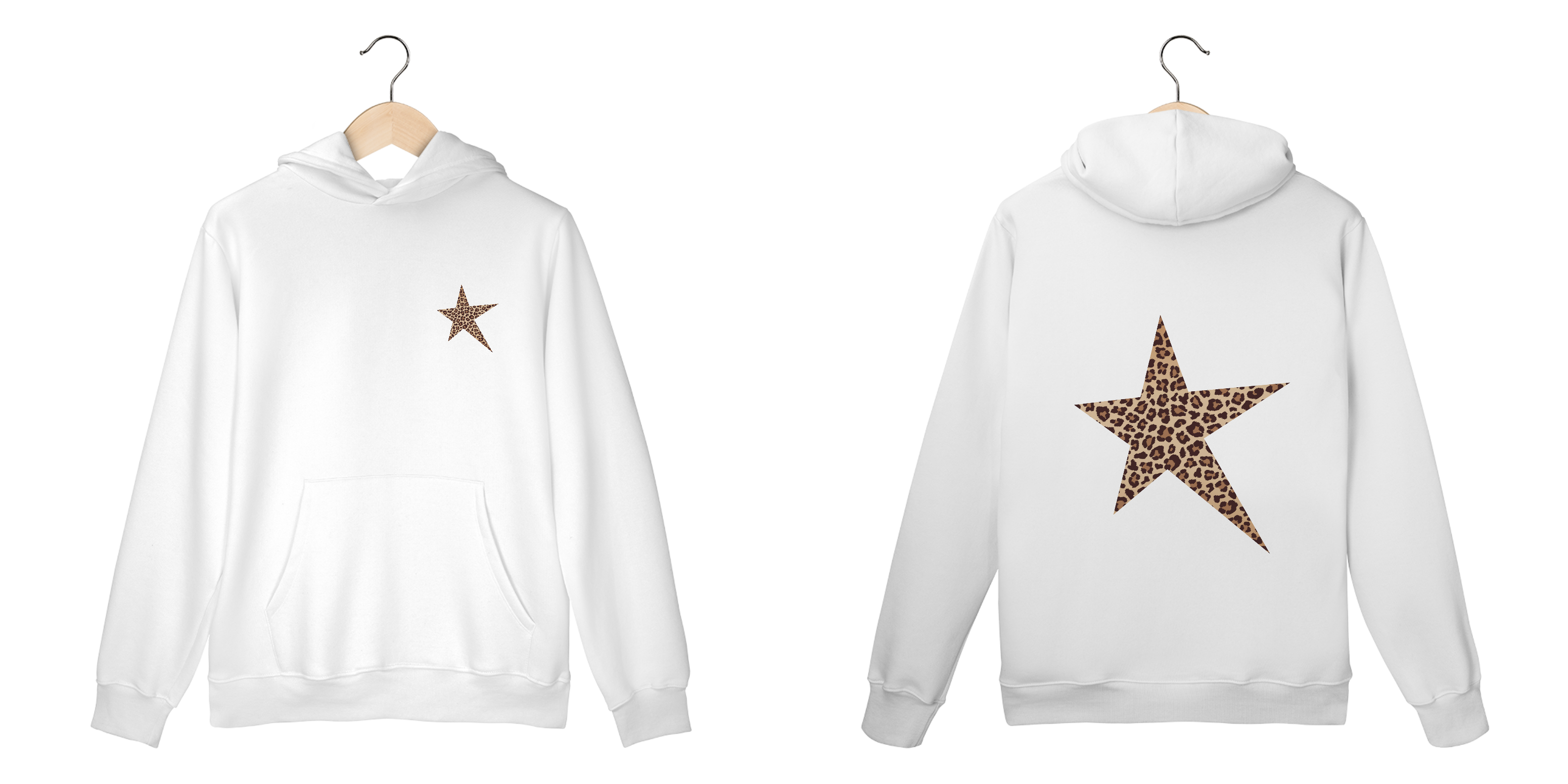 Leopard Star Hoodie