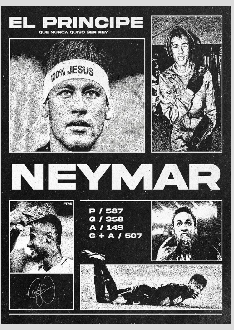 Nome do produto: Neymar Jr pôster