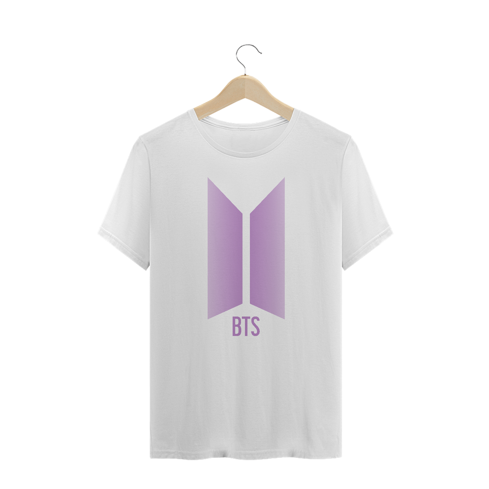 Nome do produto: T-Shirt Plus Size - BTS Logo