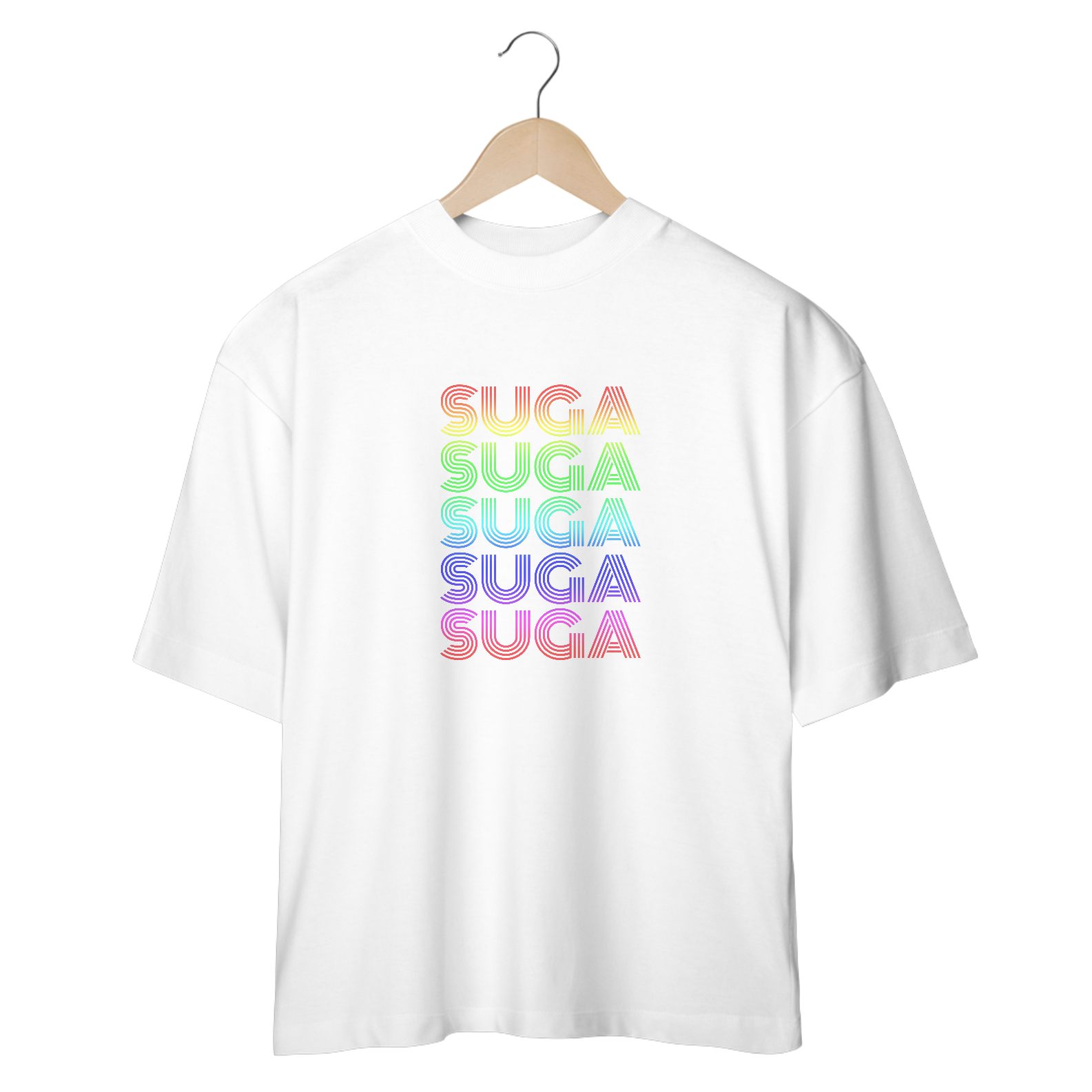 Nome do produto: Camiseta Oversized - SUGA