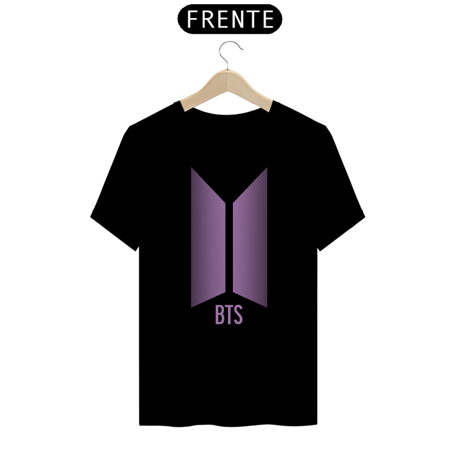 Nome do produto: Camiseta Quality – BTS Logo Grande