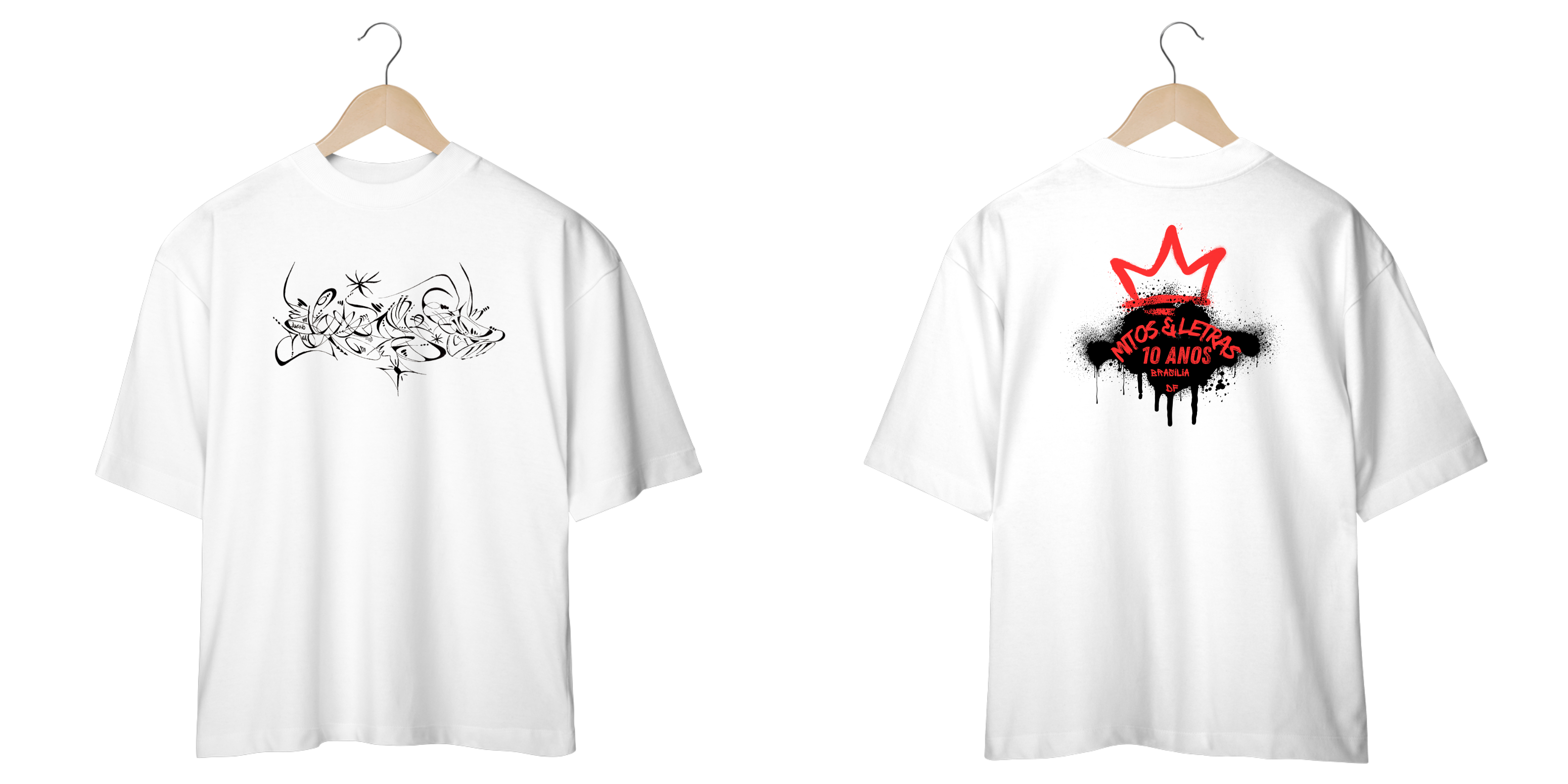 Nome do produto: COLLAB MITOS E LETRAS & NATYVOLS OVERSIZE