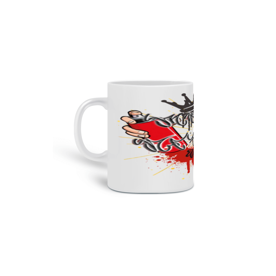 Nome do produto: CANECA MITOS 10 ANOS COROA
