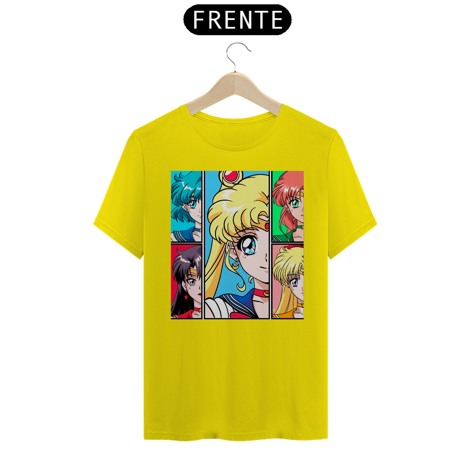 Nome do produto: Camiseta Sailor Moon Grupo SMG18