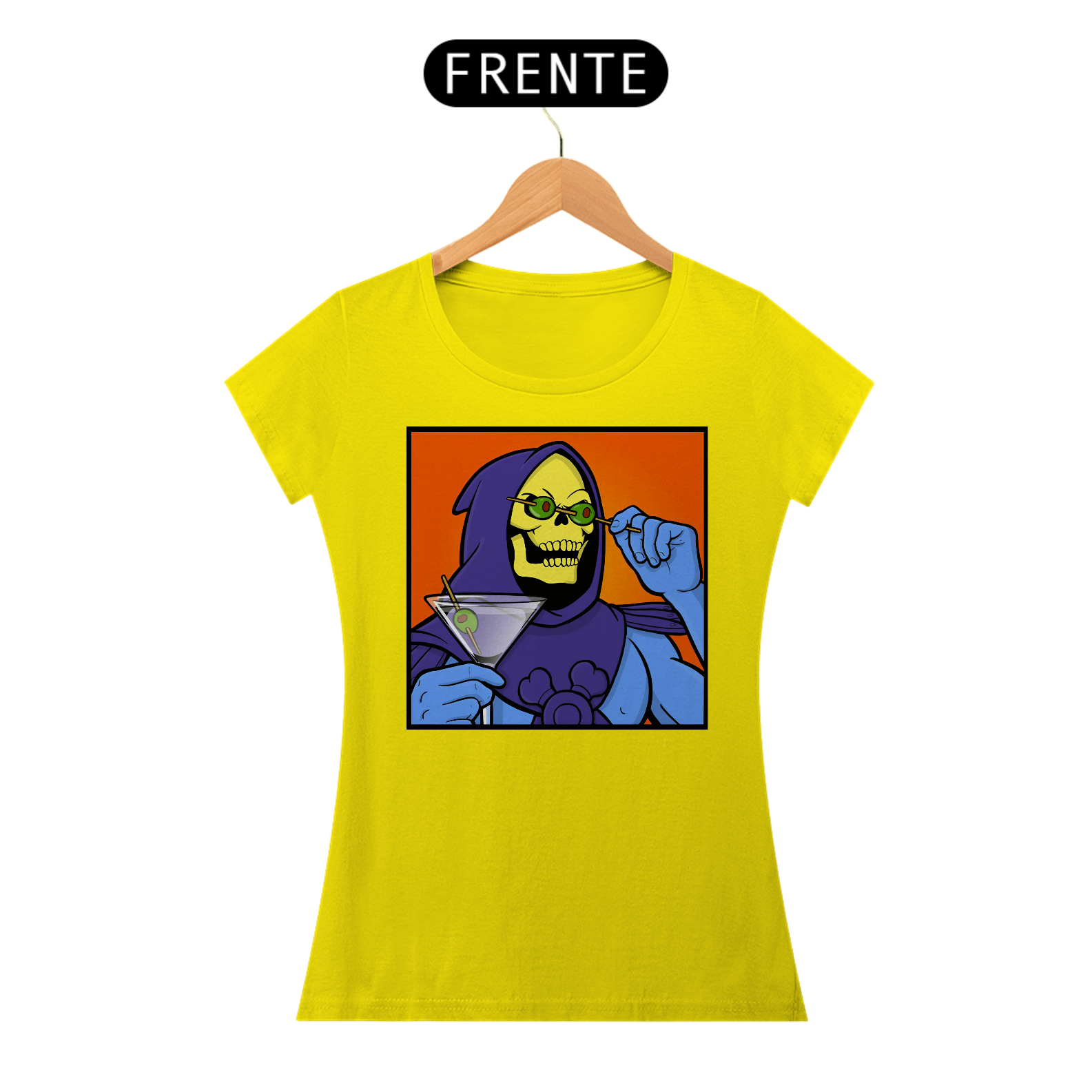 Nome do produto: Camiseta baby look Skeletor Party - BLSKT07