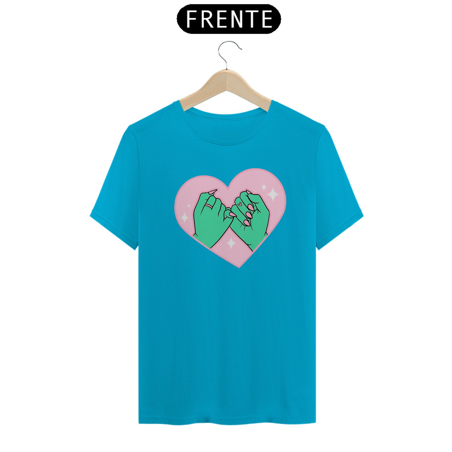 Nome do produto: Camiseta Pink and Blue - PACTO - PKAB06