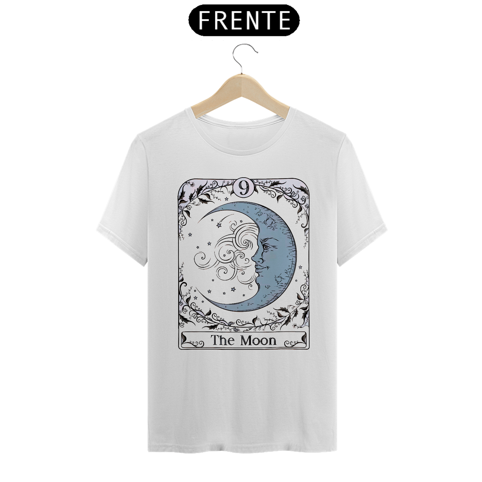 Nome do produto: Camiseta Carta de Tarot - A LUA - LUA16