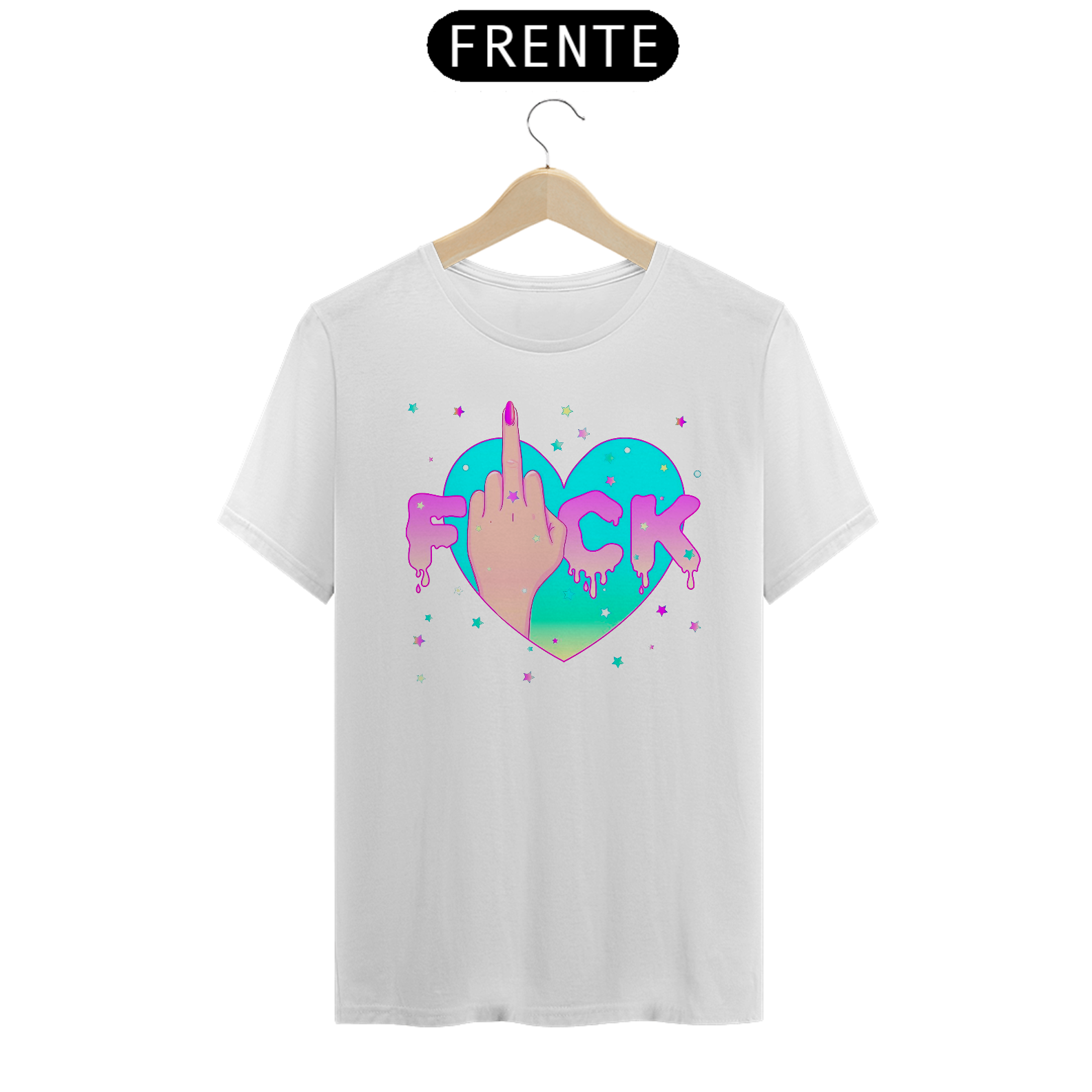 Nome do produto: Camiseta Pink and Blue FCK - PBFCK28