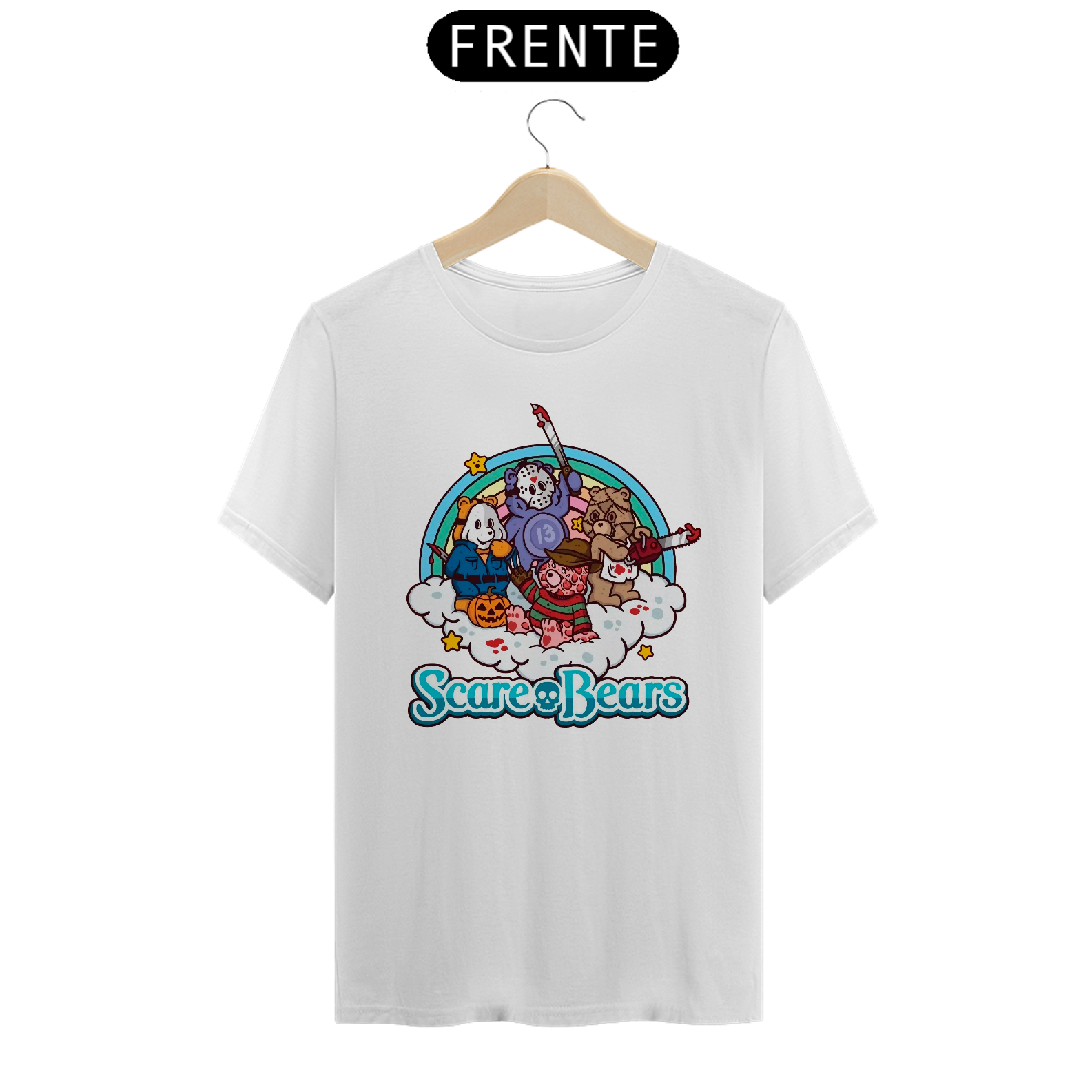 Nome do produto: Ursinhos carinhosos TERROR - HORROR Movies - UCTH23