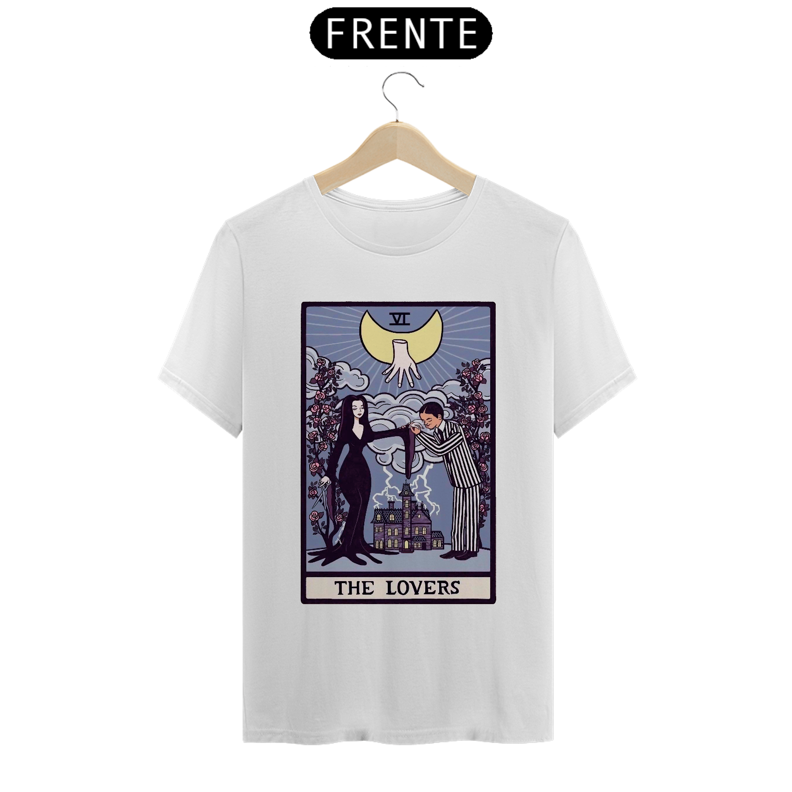 Nome do produto: Camiseta ADDAMS - THE LOVERS  - ADM02 