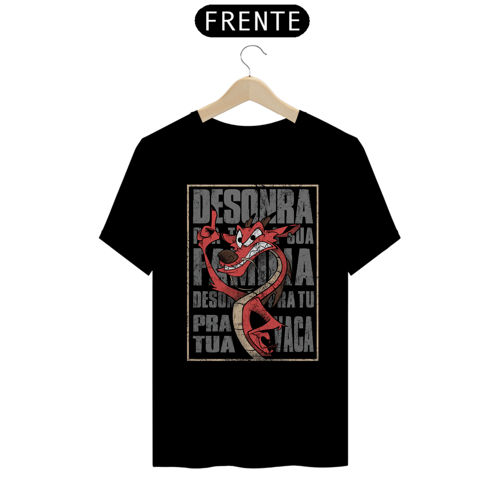 Nome do produto: Camiseta Dragão Mushu Desonra para a sua casa - DMD46