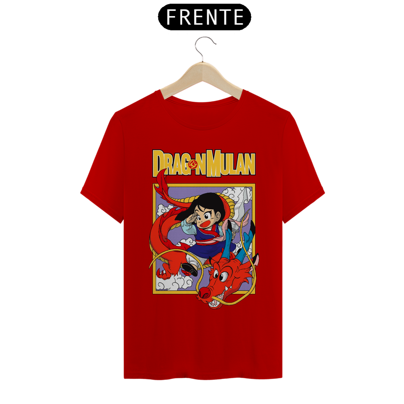 Nome do produto: Camiseta Dragon Mulan - DM12